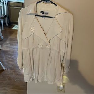 White cotton jacket